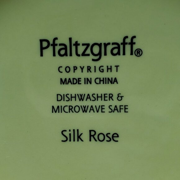 Pfaltzgraff Silk Rose Soup Cereal Bowls Textured Floral Cream Bowls - Picture 4 of 7